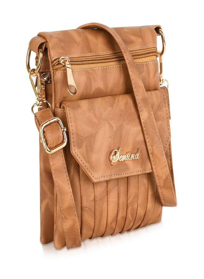 SENTINEL Mobile Sling Bag for Women | Mini Crossbody Purse & Phone Holder | Stylish Ladies Handbag - Image 1